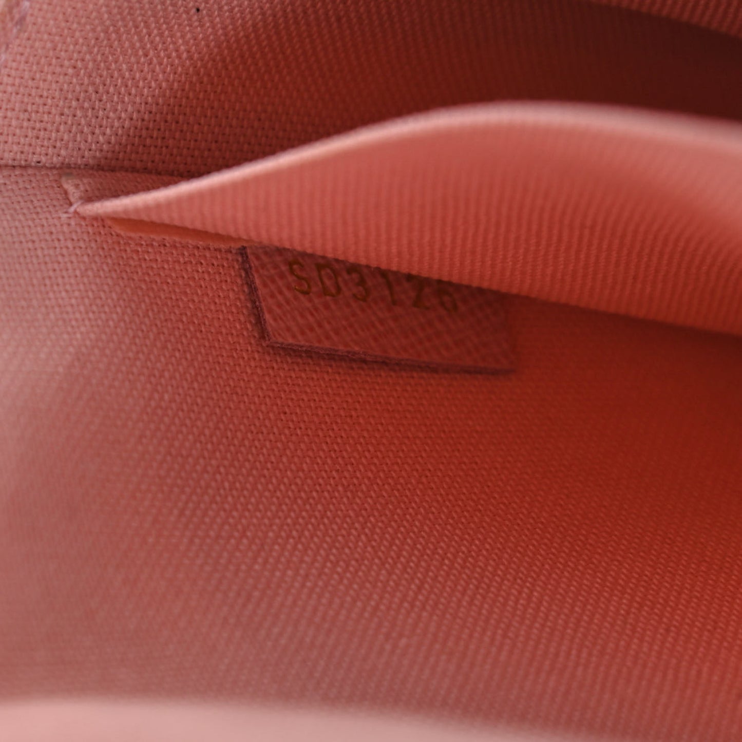 Damier Azur Pochette Felicie Chain Wallet Rose Ballerine