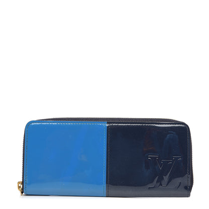Louis Vuitton Vernis Zippy Wallet Blue 1 of 5