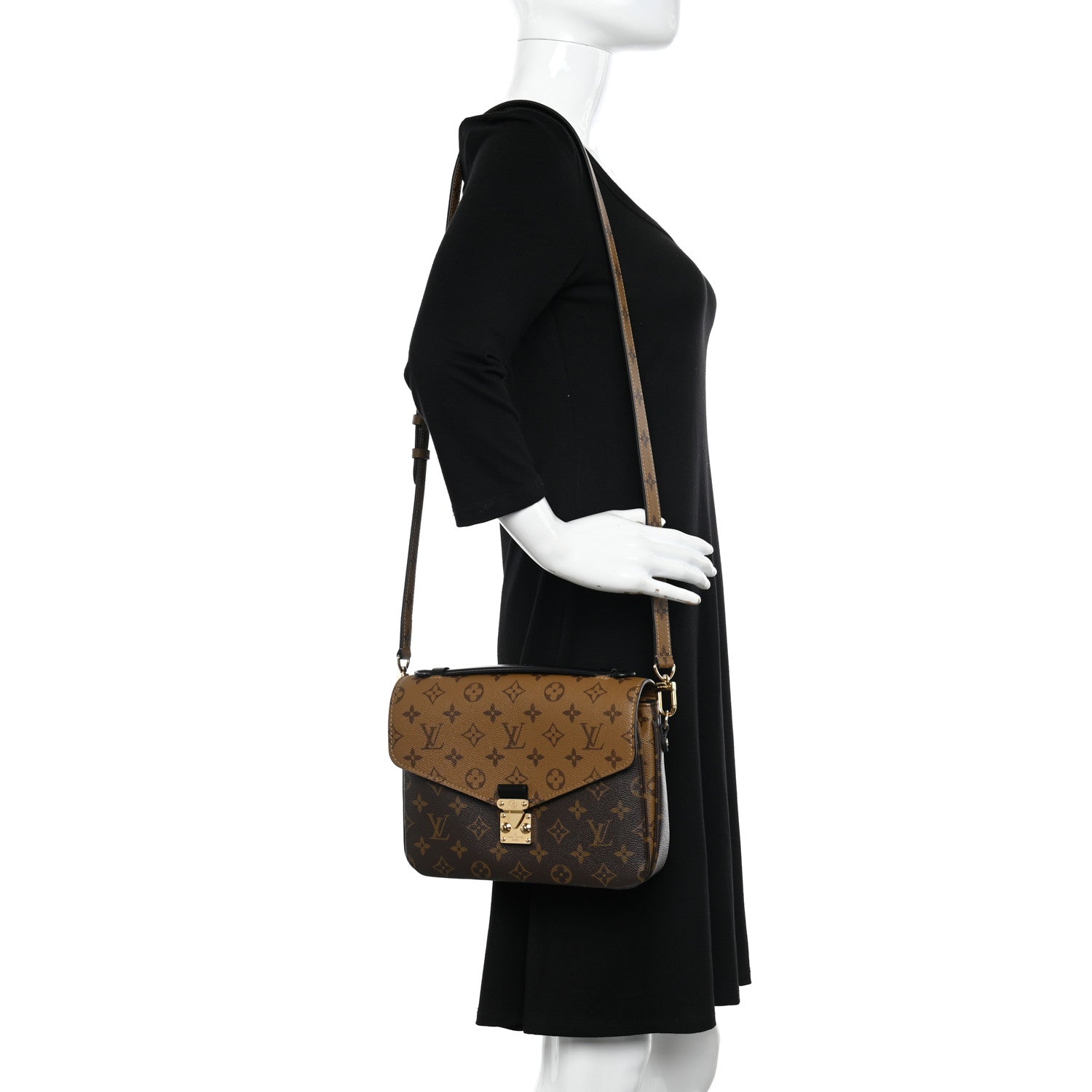 Louis Vuitton Reverse Monogram Pochette Metis 2 of 9
