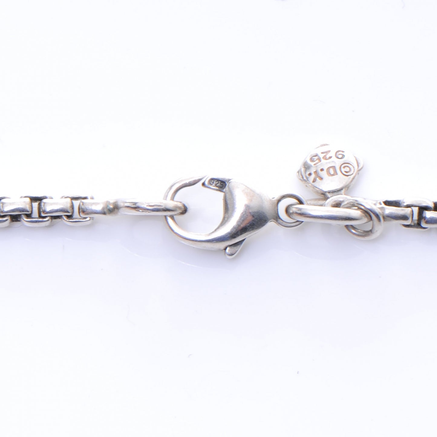 Sterling Silver and Pave Diamond Pendant Necklace