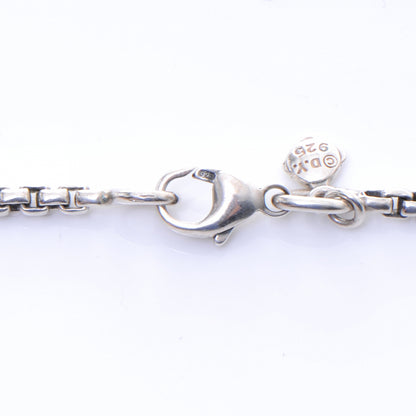 David Yurman Sterling Silver and Pave Diamond Pendant Necklace 3 of 5