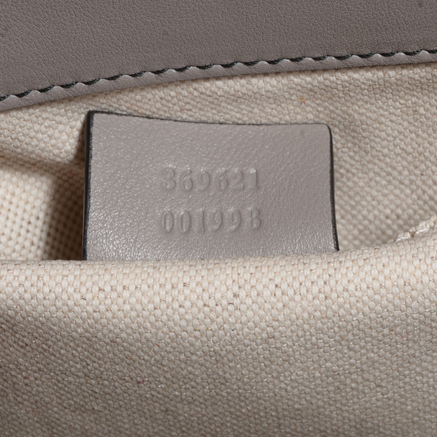 Gucci Guccissima Small Emily Chain Shoulder Bag Storm Grey 7 of 7