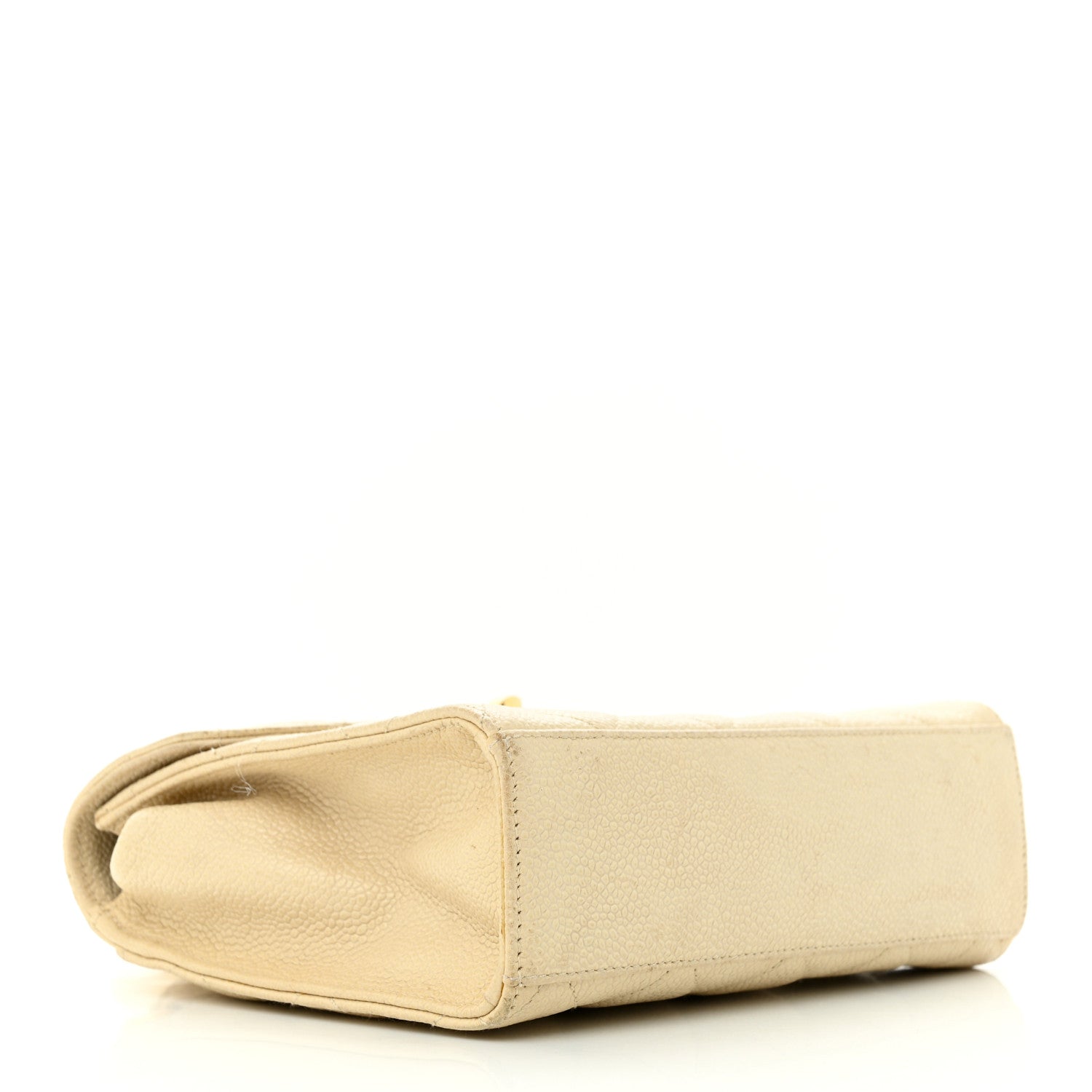 Chanel Caviar Quilted Envelope Flap Crossbody Light Beige 4 of 21