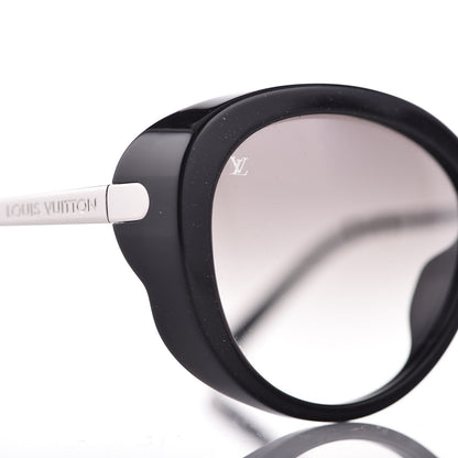 Louis Vuitton Acetate Bluebell Sunglasses Z0693W Black Glitter 7 of 8