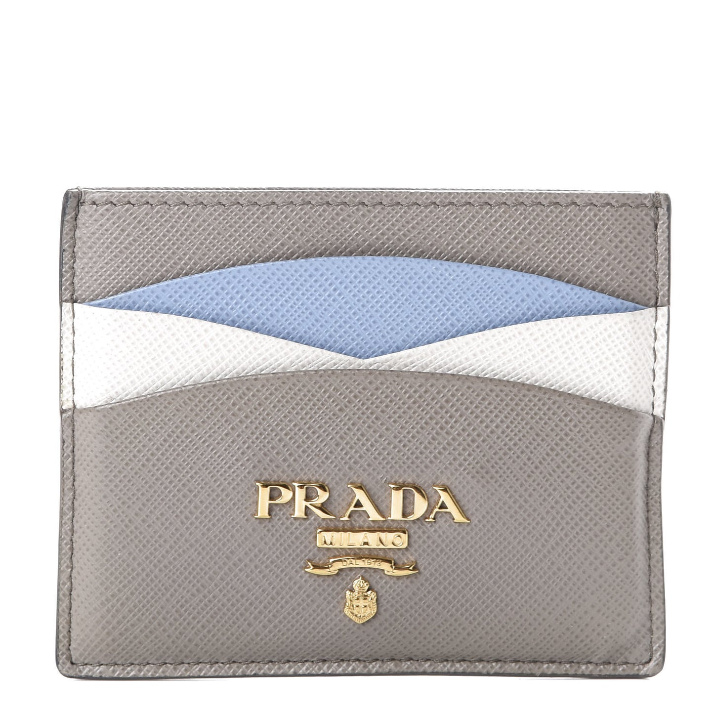 Saffiano Metal Card Case Argilla