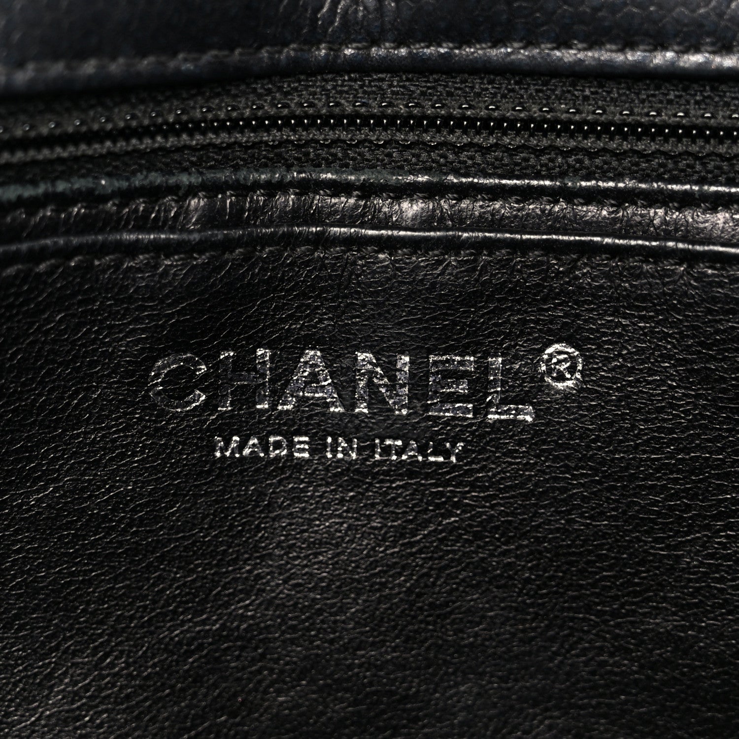 Chanel Washed Caviar Quilted Jumbo Single Flap Black 6 of 11