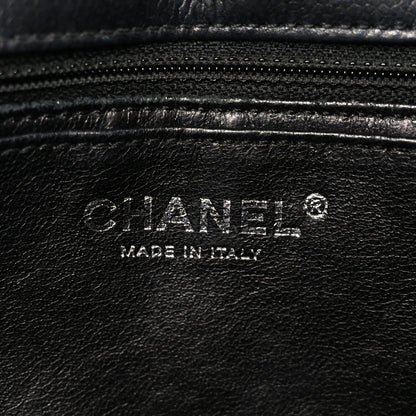 Chanel Washed Caviar Quilted Jumbo Single Flap Black 6 of 11