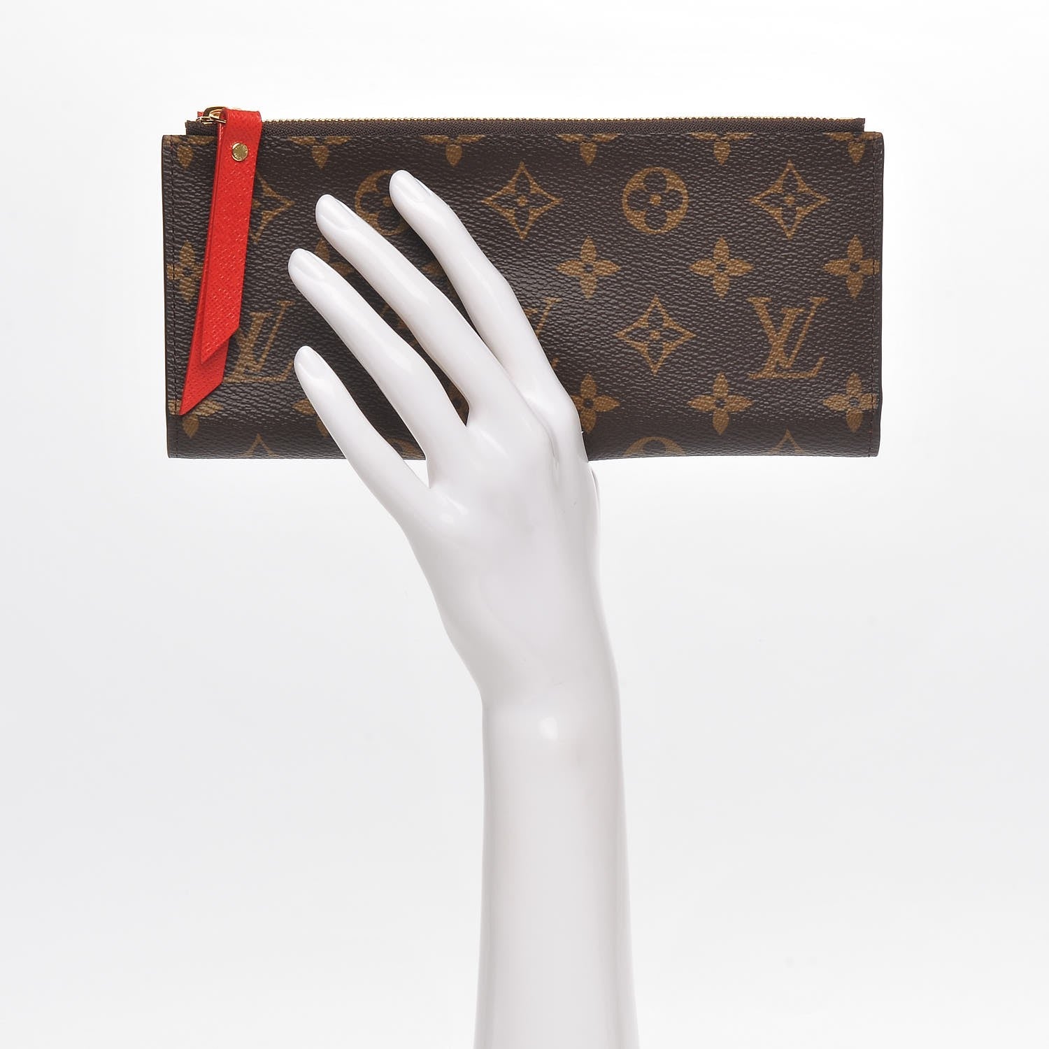 Louis Vuitton Monogram Adele Wallet Coquelicot 2 of 7
