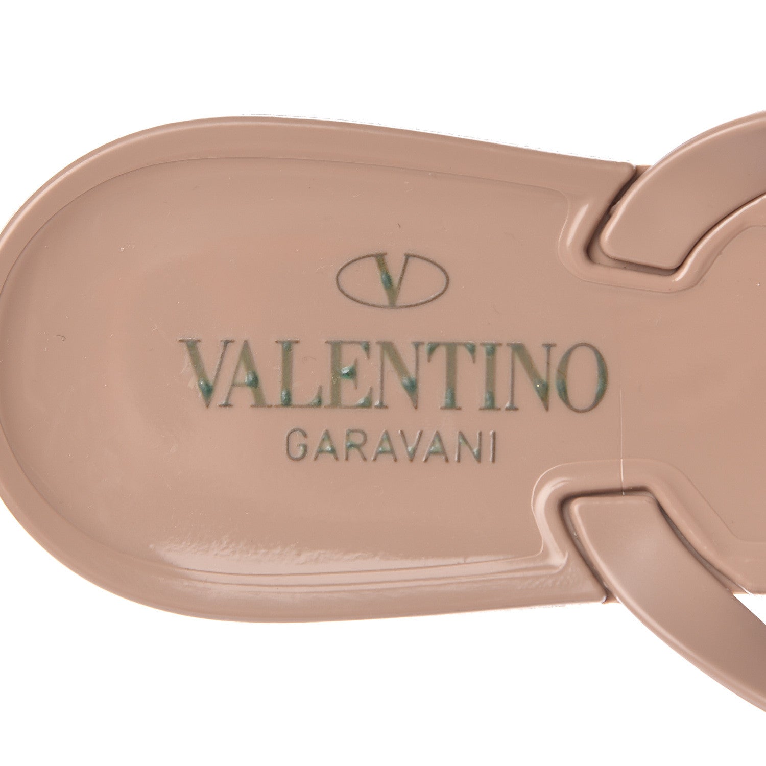 Valentino Garavani PVC Jelly Rockstud Bow Thong Sandals 41 Poudre 7 of 8