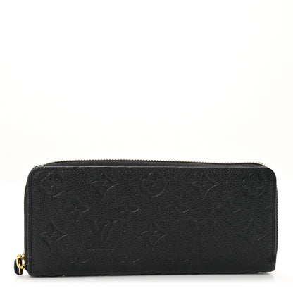 Louis Vuitton Empreinte Clemence Wallet Black 1 of 6