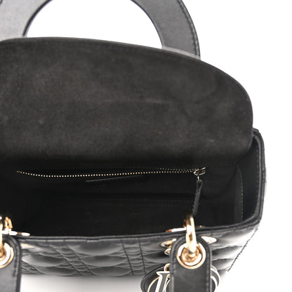 Christian Dior Lambskin Cannage Small My ABCDior Lady Dior Black 5 of 11