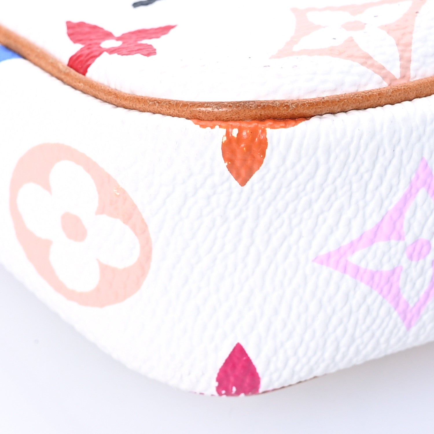 Louis Vuitton Monogram Multicolor Pochette Accessories White 9 of 12