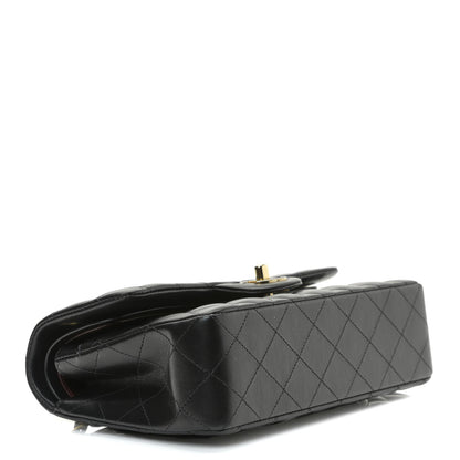 Chanel Lambskin Quilted Small Double Flap Black 3 of 14