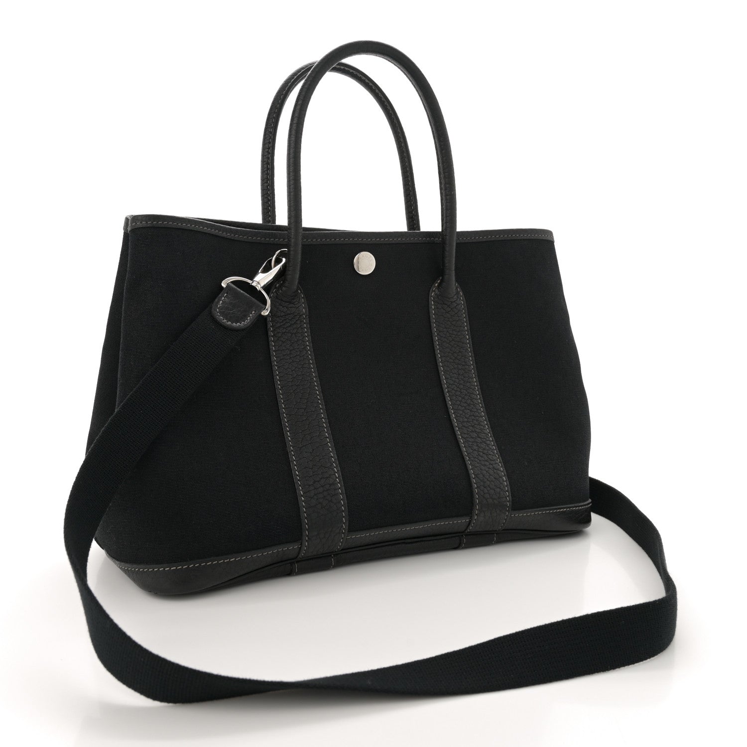 Hermes Buffle Skipper Toile Garden Party 30 TPM  Black 3 of 12
