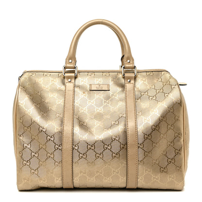Gucci Imprime Monogram Medium Joy Boston Champagne 1 of 26
