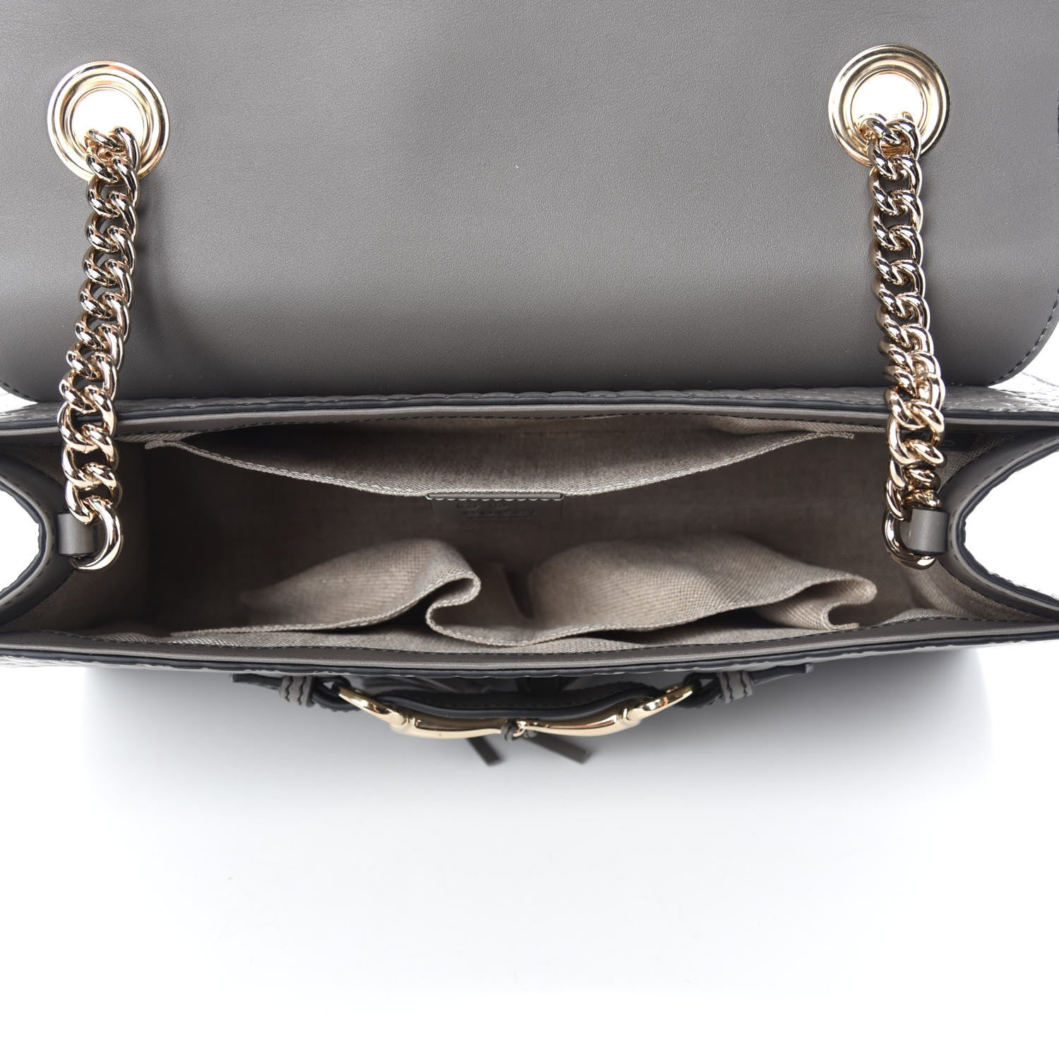 Gucci Soft Microguccissima Medium Emily Chain Shoulder Bag Loess 5 of 11