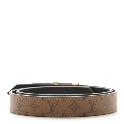 Louis Vuitton Monogram 25mm Dauphine Reversible Belt 90 36 Tan 2 of 6