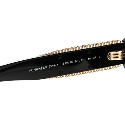 Chanel Acetate CC Sunglasses 5516-A Black 5 of 10