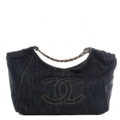 Chanel Denim Coco Cabas Tote 1 of 8