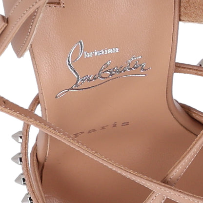 Christian Louboutin Nappa Studded Tatooshka 100 Pumps 40.5 Blush 9 of 10