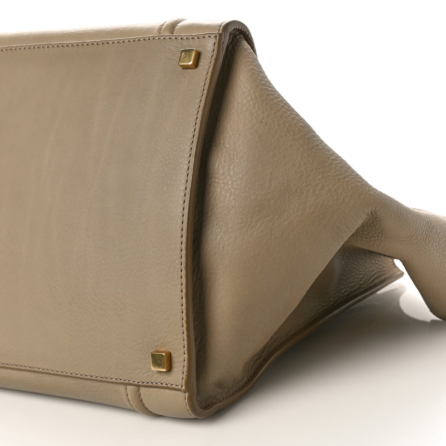 Smooth Calfskin Medium Phantom Luggage Taupe