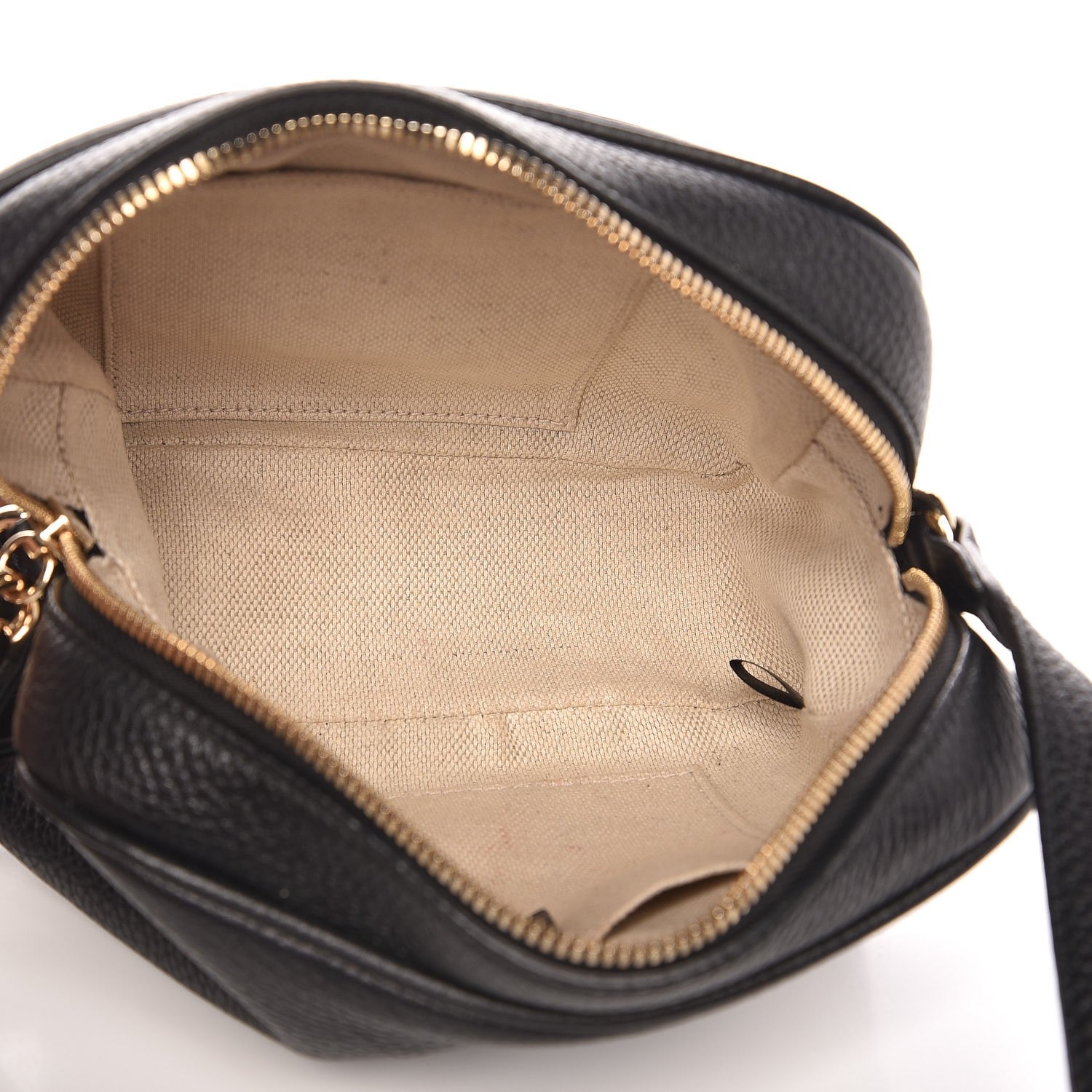 Gucci Pebbled Calfskin Small Soho Disco Bag Black 5 of 7