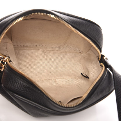 Gucci Pebbled Calfskin Small Soho Disco Bag Black 5 of 7