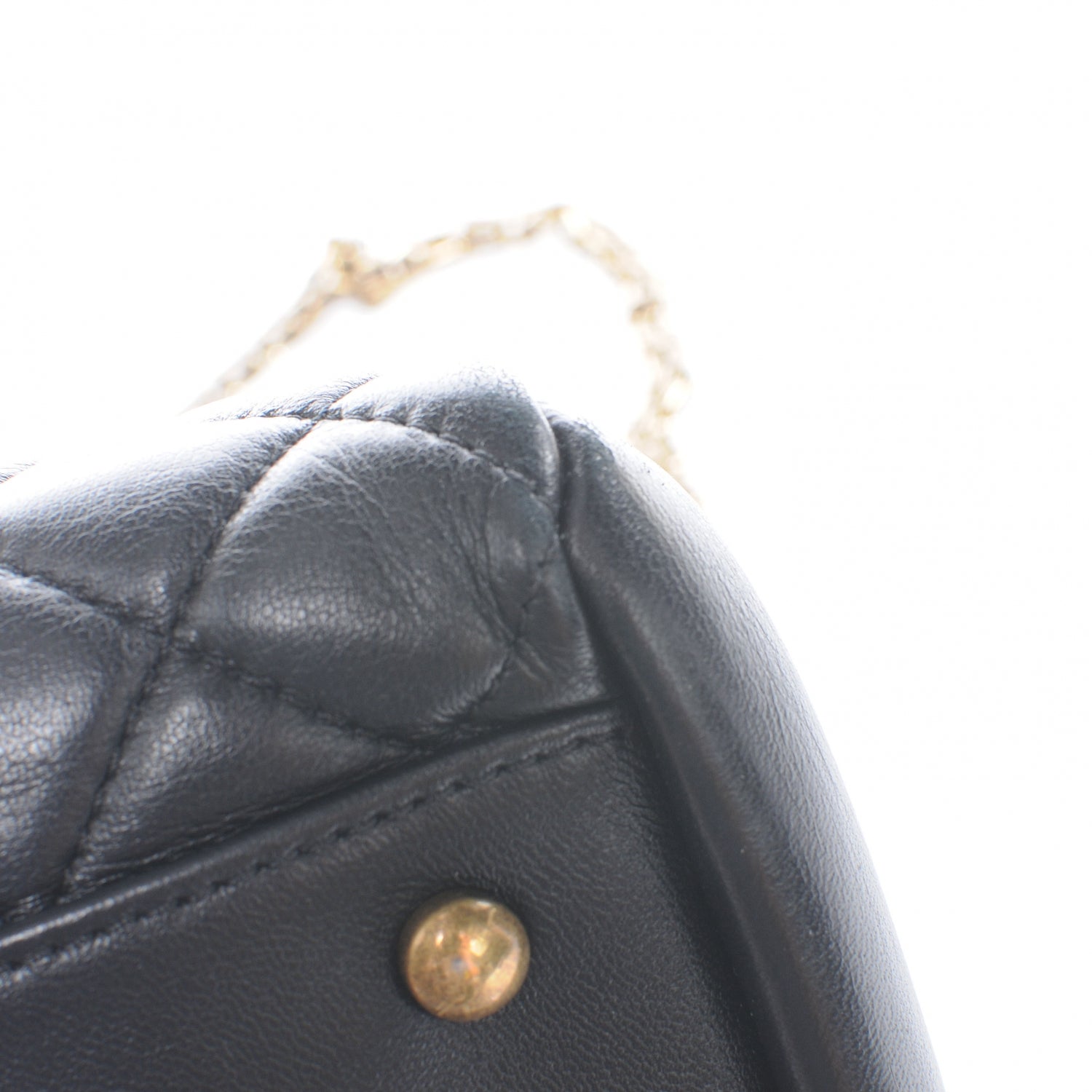 Chanel Lambskin Large Just Mademoiselle Black 6 of 10