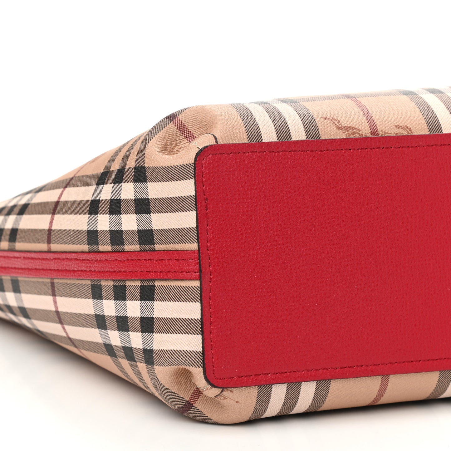 Haymarket Check Medium Reversible Tote Red