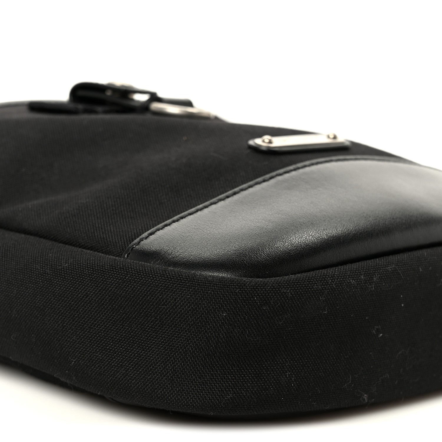 Saint Laurent Canvas Rivington Race Pouch Black 9 of 10