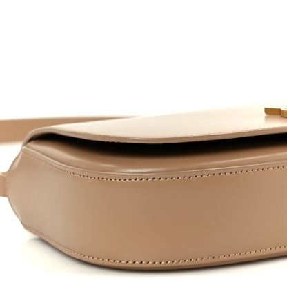 Saint Laurent Box Calfskin Mini Voltaire Shoulder Bag Dark Cork 10 of 11