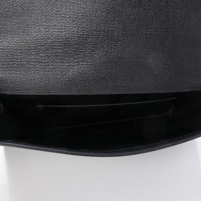 Saint Laurent Textured Calfskin Y Ligne Clutch Black 5 of 7