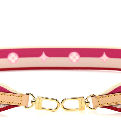 Louis Vuitton Jacquard Speedy Bandouliere 20 Shoulder Strap Fuchsia 4 of 4