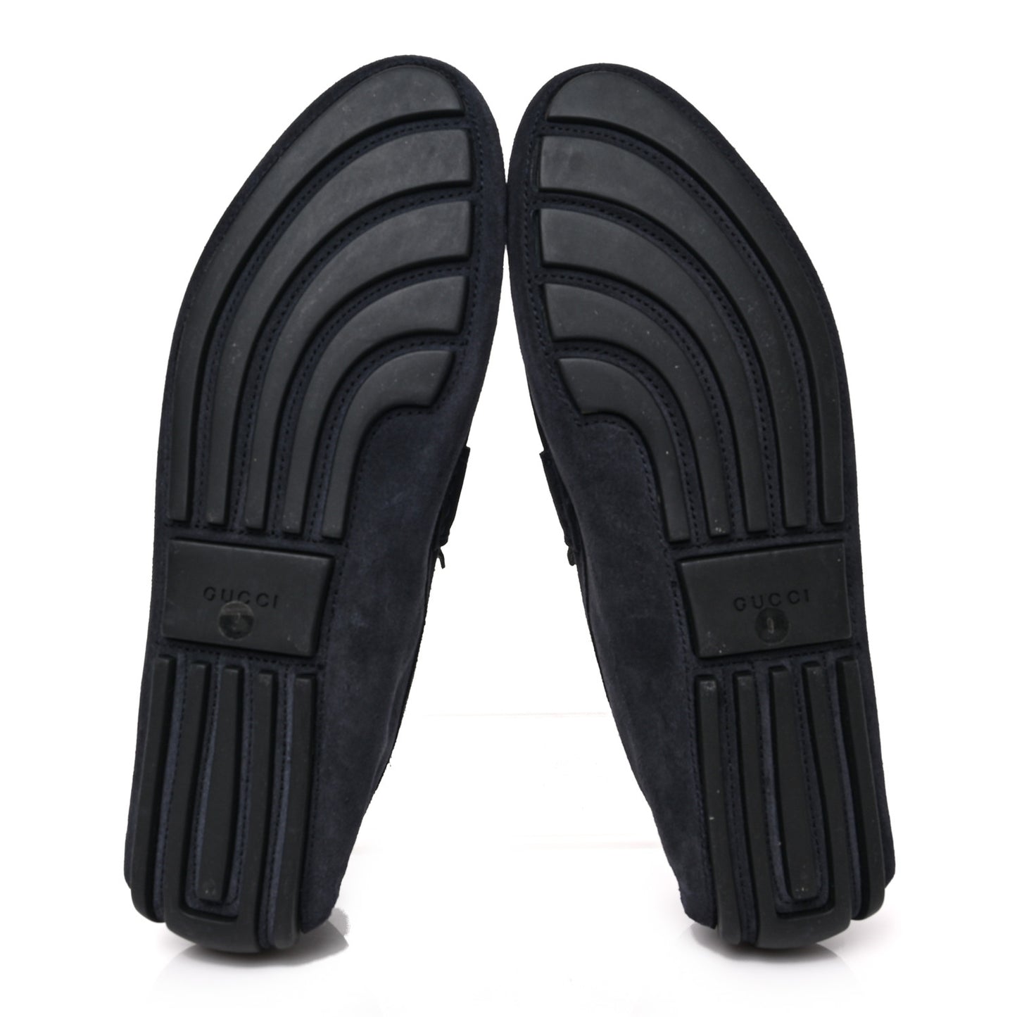 Suede Mens Horsebit Driver Loafers 9 Navy