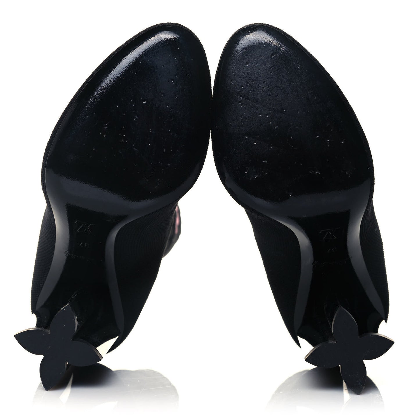 Stretch Fabric New Wave Silhouette Ankle Boots 37 Black