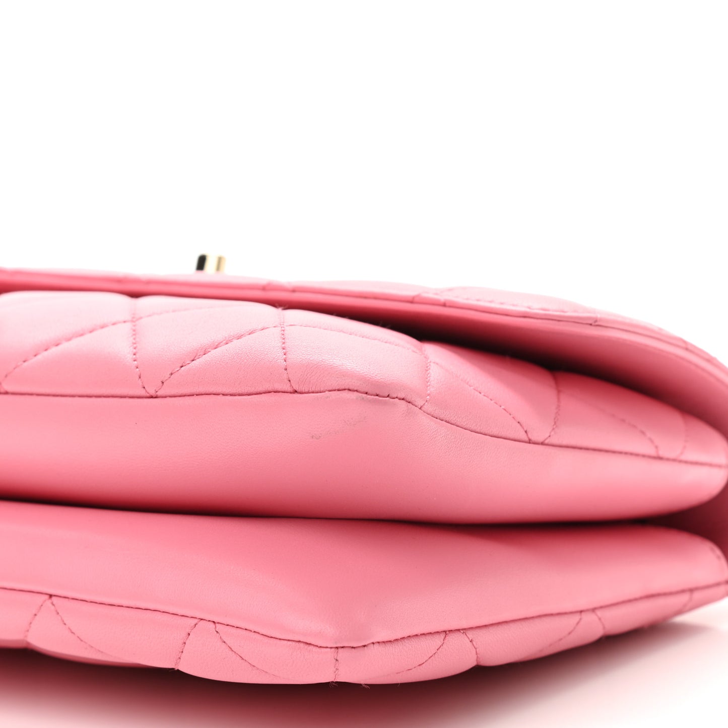 Lambskin Quilted Medium Trendy CC Flap Pink