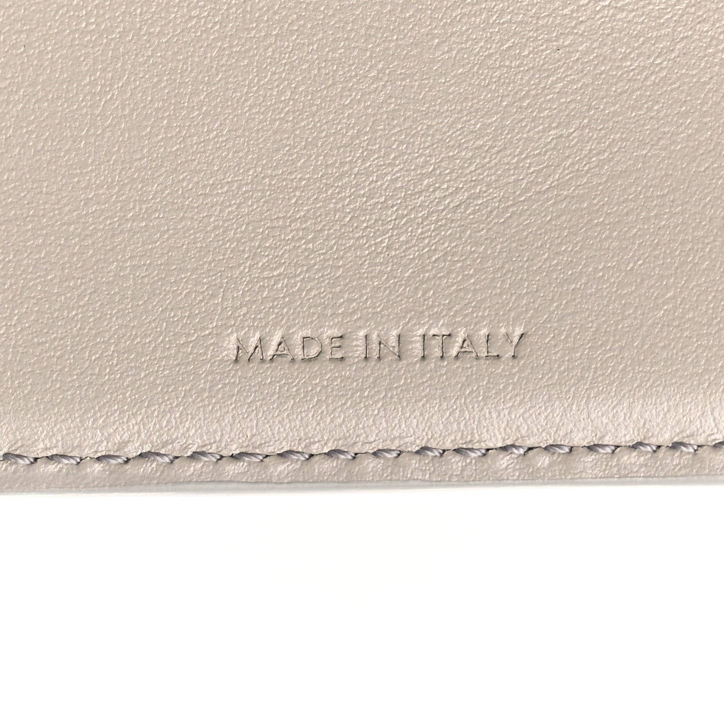Shiny Calfskin Small Triomphe Wallet Pale Beige