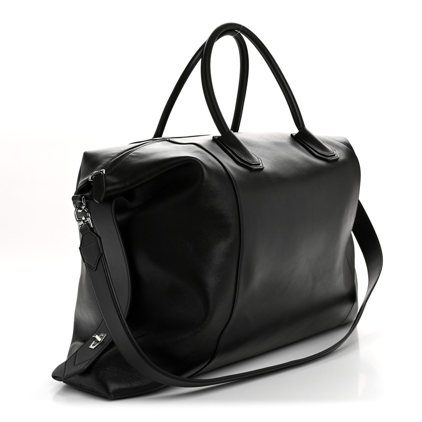 Smooth Calfskin Large Soft Antigona Black