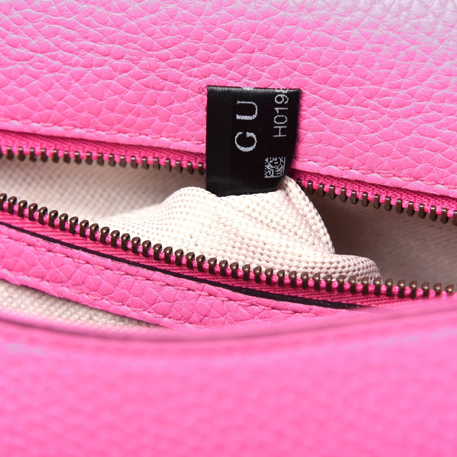 Gucci Calfskin Small GG Marmont Top Handle Bag Pink Tropical Flower 9 of 24