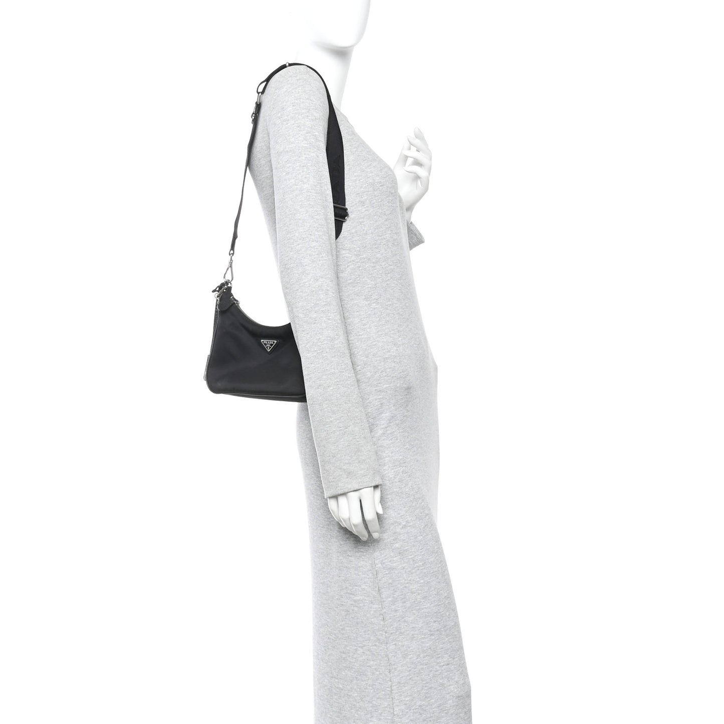 Nylon Re-Edition 2005 Shoulder Bag Black