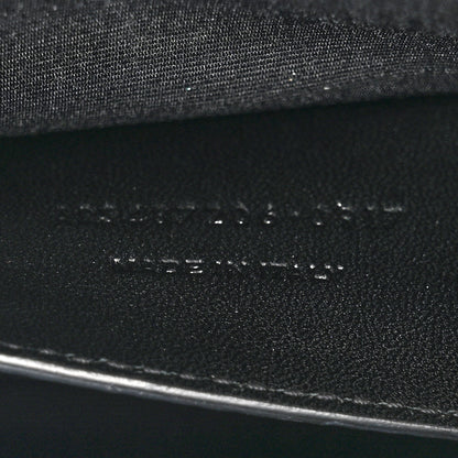 Saint Laurent Grain De Poudre Matelasse Chevron Medium Monogram Satchel Black 7 of 14