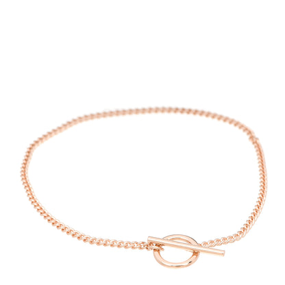 Hermes 18K Rose Gold Small Echappee Bracelet ST 1 of 4