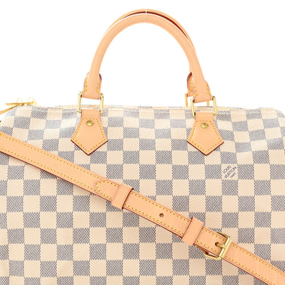 Louis Vuitton Damier Azur Speedy Bandouliere 30 6 of 9
