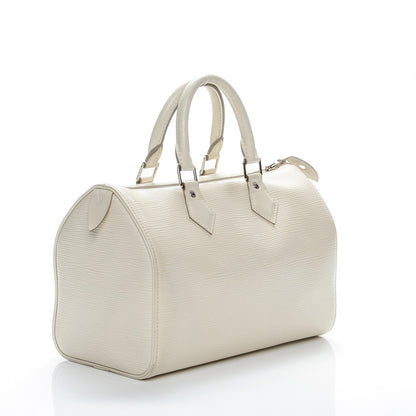 Louis Vuitton Epi Speedy 25 Ivory 3 of 13