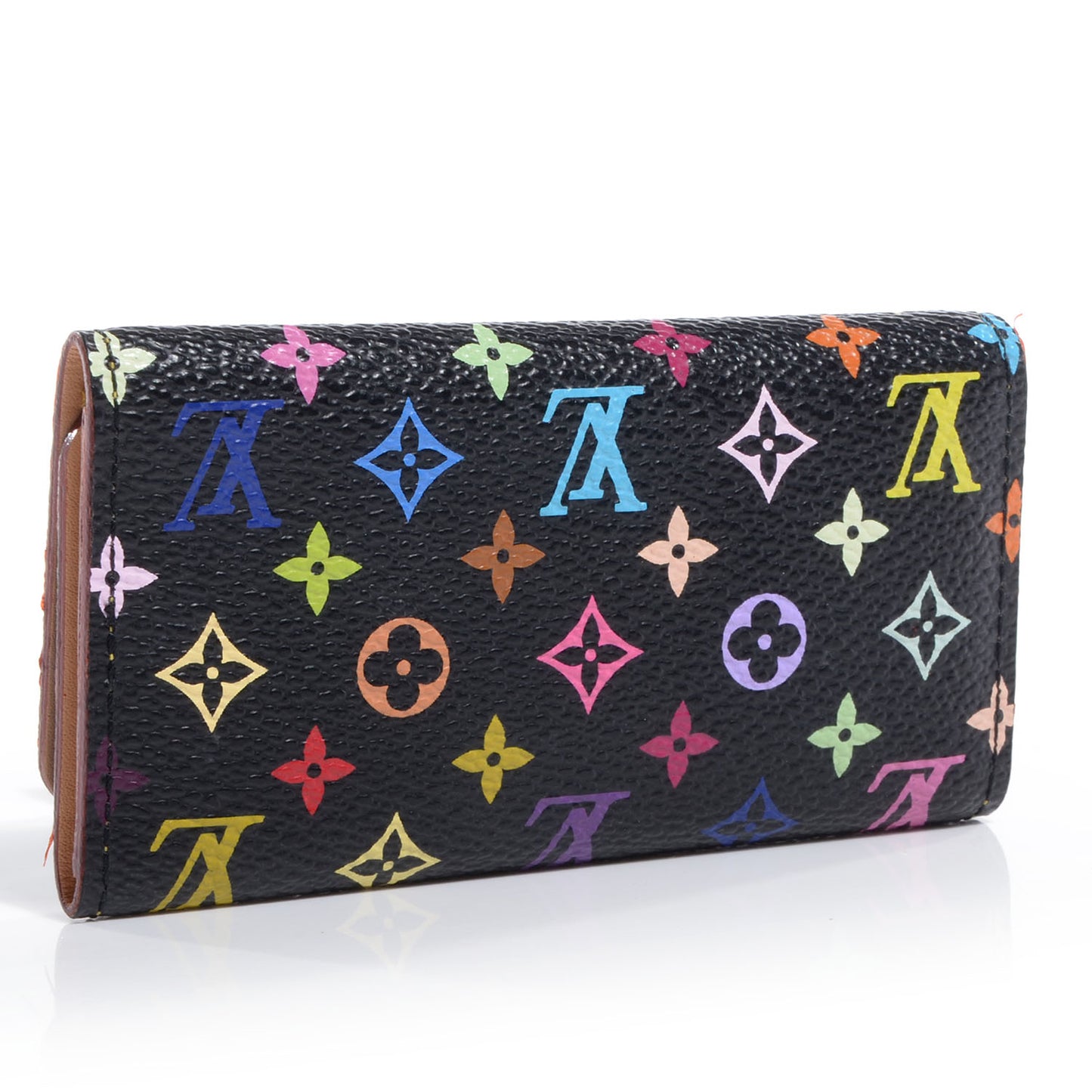 Monogram Multicolor Multicles 4 Key Holder Black