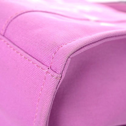 Marc Jacobs Cotton Canvas Medium The Traveler Tote Bag Pink 8 of 19