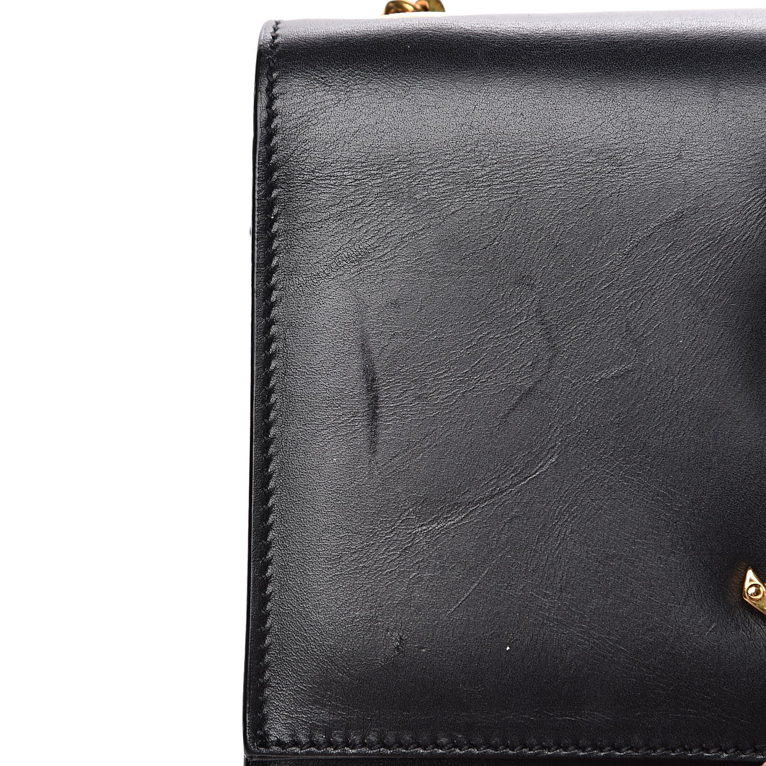 Saint Laurent Calfskin Small Classic Monogram Kate Tassel Satchel Black 11 of 15