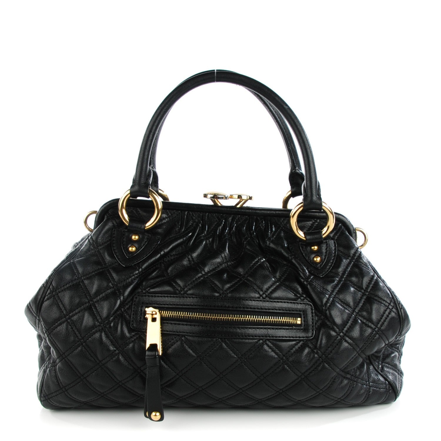 Marc Jacobs Calfskin Quilted Stam Black 1 of 8
