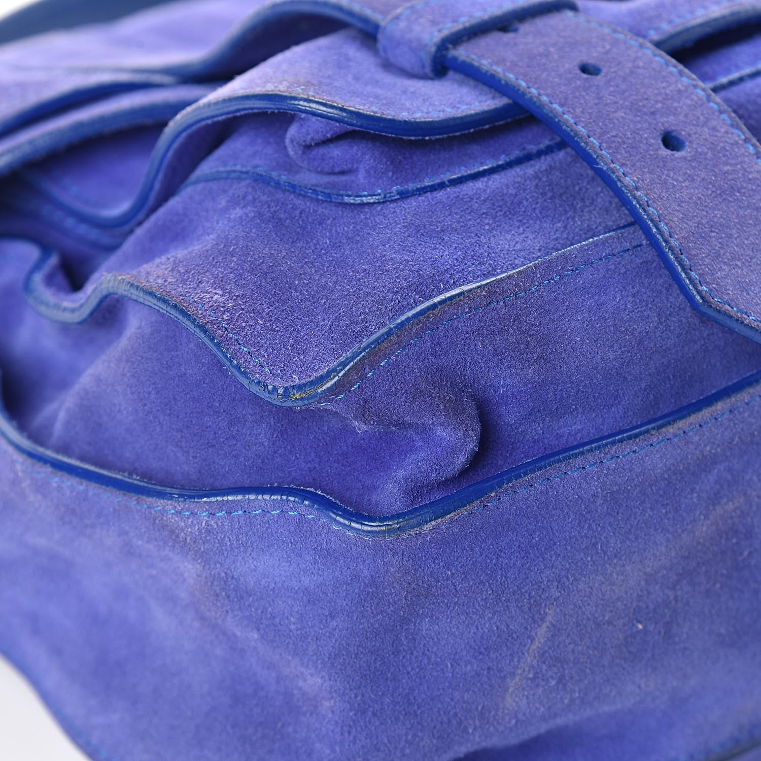 Proenza Schouler Suede Medium PS1 Satchel Royal Blue 12 of 15
