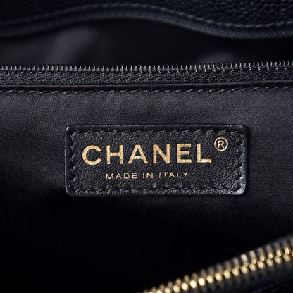 Chanel Caviar Quilted Grand Shopping Tote GST Black 6 of 11